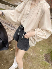【動画あり】シフォンランタンスリーブブラウス 2色展開 - select store mirror me【動画あり】シフォンランタンスリーブブラウス 2色展開204222495mirror meselect store mirror me204222495ベージュ
