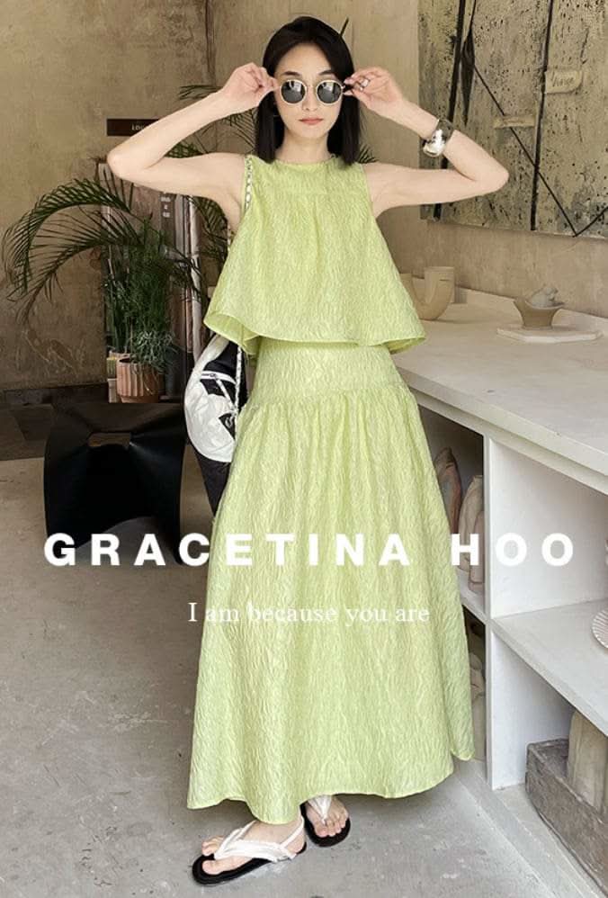 【動画あり】ジャガードフレアスカートセットアップ 2色展開 - select store mirror me【動画あり】ジャガードフレアスカートセットアップ 2色展開204226018mirror meselect store mirror me204226018イエローS