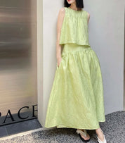 【動画あり】ジャガードフレアスカートセットアップ 2色展開 - select store mirror me【動画あり】ジャガードフレアスカートセットアップ 2色展開204226018mirror meselect store mirror me204226018イエローS