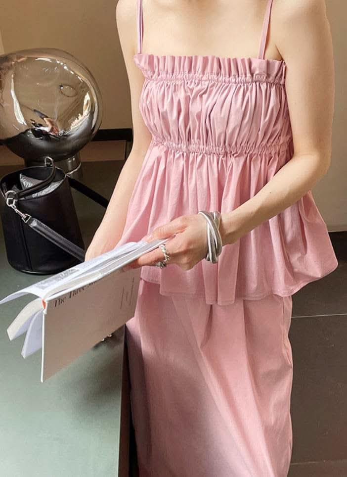 【動画あり】ギャザーキャミスカートセットアップ 2色展開 - select store mirror me【動画あり】ギャザーキャミスカートセットアップ 2色展開204228686mirror meselect store mirror me204228686ピンクS