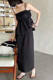 【動画あり】ギャザーキャミスカートセットアップ 2色展開 - select store mirror me【動画あり】ギャザーキャミスカートセットアップ 2色展開204228686mirror meselect store mirror me204228686ピンクS