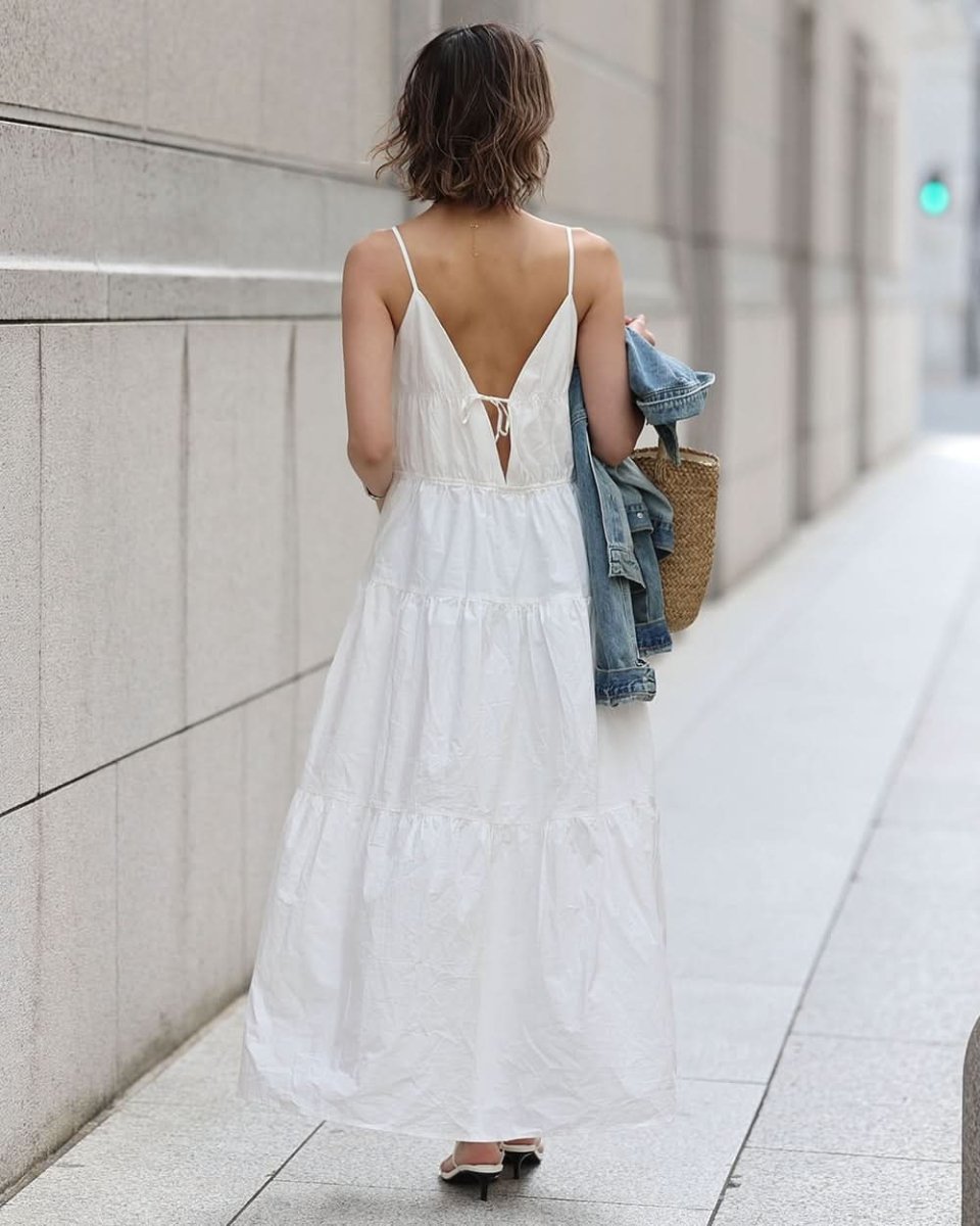 【動画あり】カシュクールデザインマキシワンピース 2色展開 - select store mirror me【動画あり】カシュクールデザインマキシワンピース 2色展開204386817mirror meselect store mirror me204386817ホワイトS