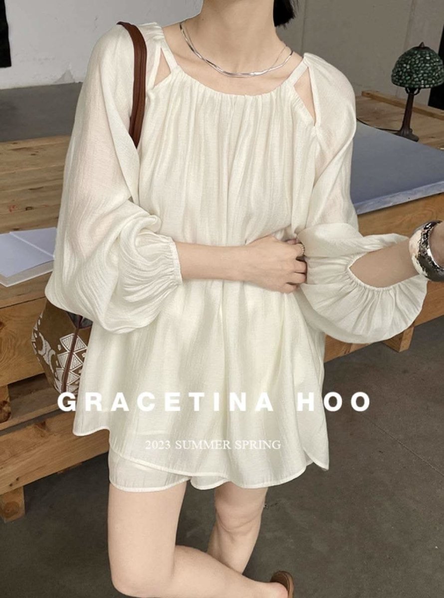 【動画あり】ショルダーカットシフォンフレアセットアップ 2色展開 - select store mirror me【動画あり】ショルダーカットシフォンフレアセットアップ 2色展開204748990mirror meselect store mirror me204748990ホワイトS