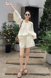 【動画あり】ショルダーカットシフォンフレアセットアップ 2色展開 - select store mirror me【動画あり】ショルダーカットシフォンフレアセットアップ 2色展開204748990mirror meselect store mirror me204748990ホワイトS