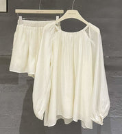 【動画あり】ショルダーカットシフォンフレアセットアップ 2色展開 - select store mirror me【動画あり】ショルダーカットシフォンフレアセットアップ 2色展開204748990mirror meselect store mirror me204748990ホワイトS