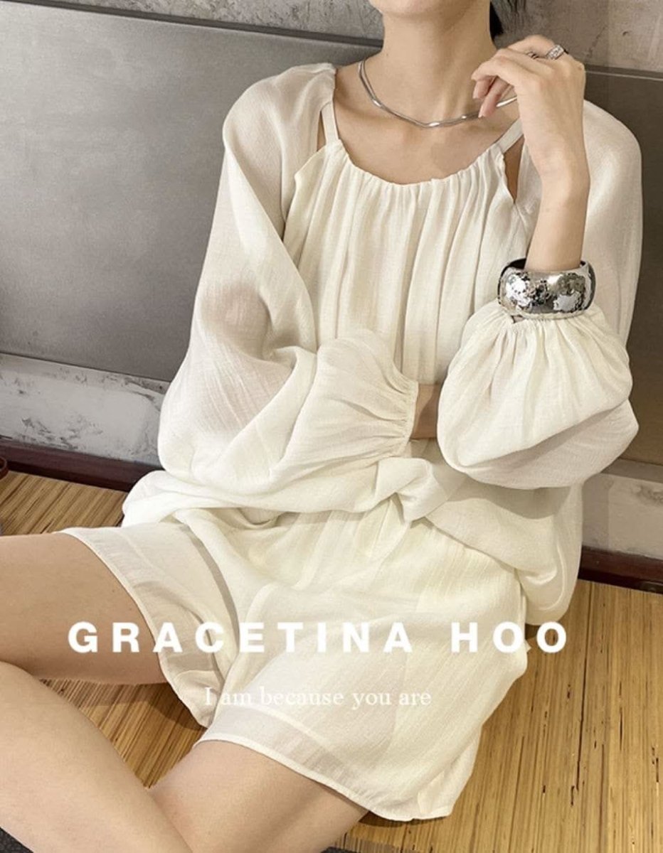 【動画あり】ショルダーカットシフォンフレアセットアップ 2色展開 - select store mirror me【動画あり】ショルダーカットシフォンフレアセットアップ 2色展開204748990mirror meselect store mirror me204748990ホワイトS