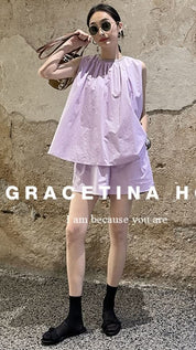 【動画あり】ラメノースリーブパンツセットアップ 2色展開 - select store mirror me【動画あり】ラメノースリーブパンツセットアップ 2色展開204749857mirror meselect store mirror me204749857ホワイトS