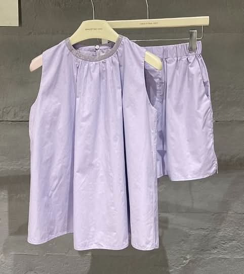 【動画あり】ラメノースリーブパンツセットアップ 2色展開 - select store mirror me【動画あり】ラメノースリーブパンツセットアップ 2色展開204749857mirror meselect store mirror me204749857ホワイトS