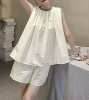 【動画あり】ラメノースリーブパンツセットアップ 2色展開 - select store mirror me【動画あり】ラメノースリーブパンツセットアップ 2色展開204749857mirror meselect store mirror me204749857ホワイトS