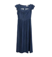 【動画あり】バックリボンデニムフレアショルダーワンピース 2色展開 - select store mirror me【動画あり】バックリボンデニムフレアショルダーワンピース 2色展開206551216mirror meselect store mirror me206551216ライトブルーS