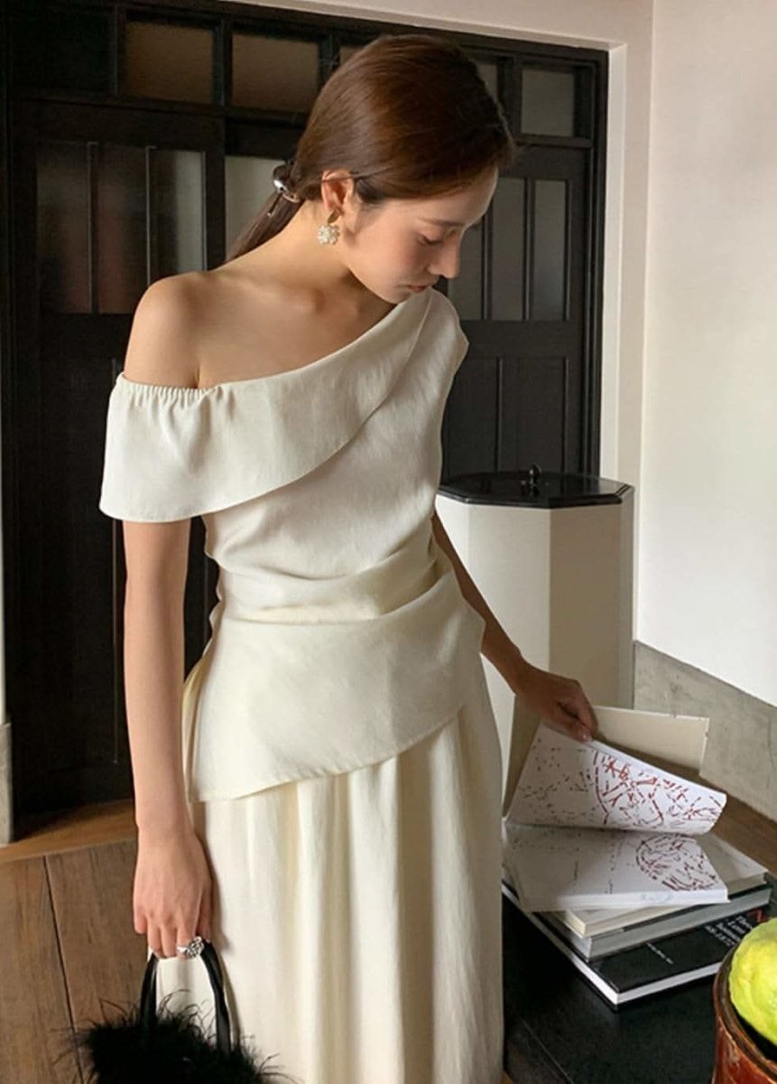 【動画あり】ワンショルダースカートセットアップ 2色展開 - select store mirror me【動画あり】ワンショルダースカートセットアップ 2色展開206558149mirror meselect store mirror me206558149ホワイトS