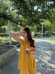 <インスタグラマー様ご愛用>タンクフロントプリーツパンツセットアップ 2色展開 - select store mirror me<インスタグラマー様ご愛用>タンクフロントプリーツパンツセットアップ 2色展開206846798mirror meselect store mirror me206846798オレンジS