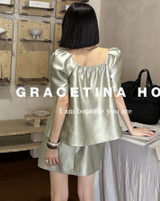 スクエアフロントパフスカートセットアップ 2色展開 - select store mirror meスクエアフロントパフスカートセットアップ 2色展開206848222mirror meselect store mirror me206848222ライトカーキS