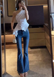 <インスタグラマー様ご愛用>【動画あり】ワンショルダーデザインペプラムトップス 2色展開 - select store mirror me<インスタグラマー様ご愛用>【動画あり】ワンショルダーデザインペプラムトップス 2色展開207593431mirror meselect store mirror me207593431ホワイトS