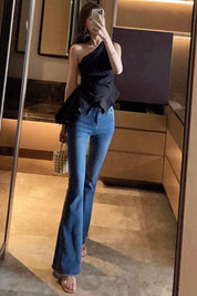 <インスタグラマー様ご愛用>【動画あり】ワンショルダーデザインペプラムトップス 2色展開 - select store mirror me<インスタグラマー様ご愛用>【動画あり】ワンショルダーデザインペプラムトップス 2色展開207593431mirror meselect store mirror me207593431ホワイトS