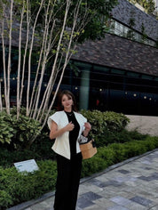 <インスタグラマー様ご愛用>動画あり】トライアングルポイントデザイントップス 2色展開 - select store mirror me<インスタグラマー様ご愛用>動画あり】トライアングルポイントデザイントップス 2色展開208700264mirror meselect store mirror me208700264ホワイトS