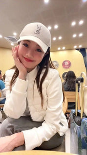 <インスタグラマー様ご愛用><即納在庫あり>待望の再入荷【動画あり】【高品質】ホワイトダックダウンぺプラム切り替えダウンジャケット 2色展開 mirror me