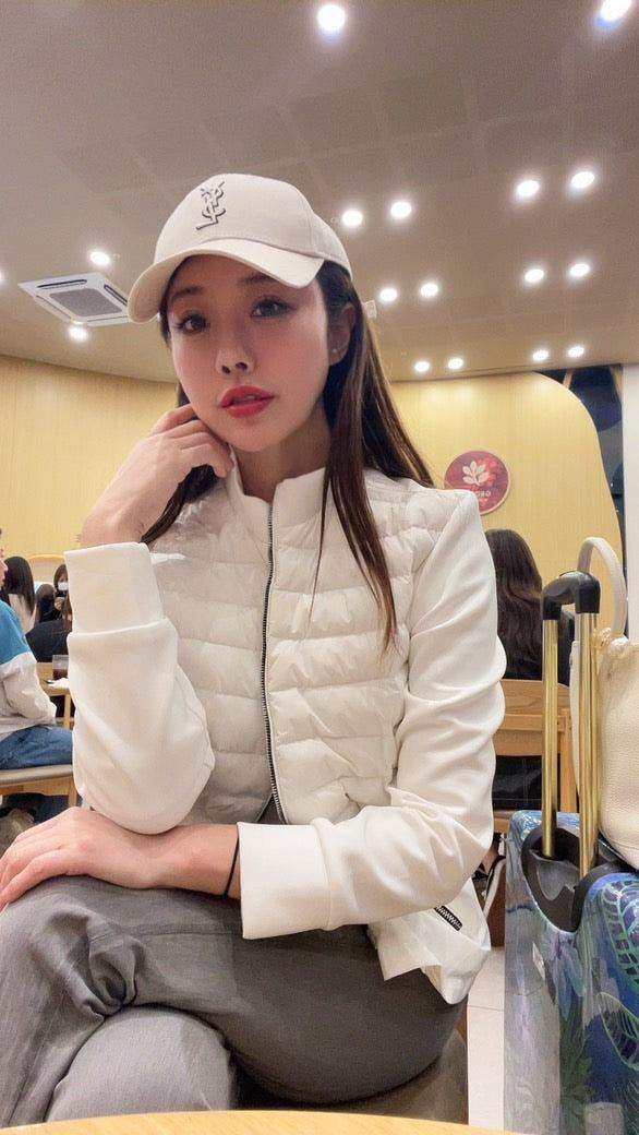 <インスタグラマー様ご愛用><即納在庫あり>待望の再入荷【動画あり】【高品質】ホワイトダックダウンぺプラム切り替えダウンジャケット 2色展開 mirror me