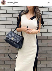 <インスタグラマー様ご愛用>【動画あり】バイカラーショルダーリボンスリットリブニットワンピース 2色展開 - select store mirror me<インスタグラマー様ご愛用>【動画あり】バイカラーショルダーリボンスリットリブニットワンピース 2色展開68654283mirror meselect store mirror me68654283ベージュ