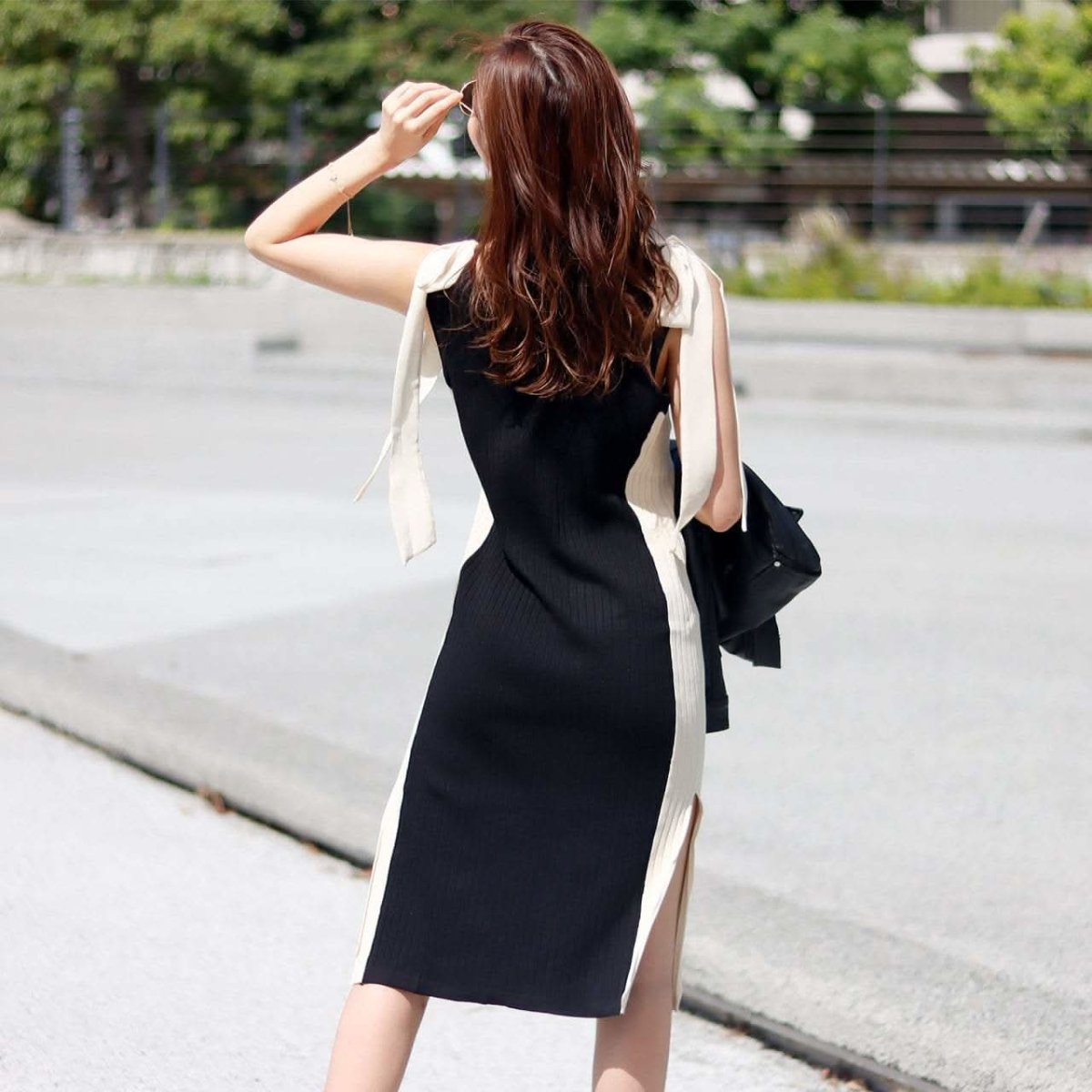 <インスタグラマー様ご愛用>【動画あり】バイカラーショルダーリボンスリットリブニットワンピース 2色展開 - select store mirror me<インスタグラマー様ご愛用>【動画あり】バイカラーショルダーリボンスリットリブニットワンピース 2色展開68654283mirror meselect store mirror me68654283ベージュ