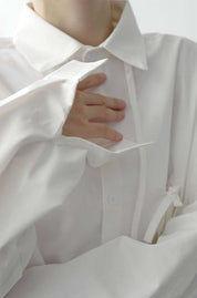 【サイズ展開豊富】アシンメトリーデザイン華奢リボンユニークシャツ 2色展開 - select store mirror me【サイズ展開豊富】アシンメトリーデザイン華奢リボンユニークシャツ 2色展開91329790mirror meselect store mirror me91329790ホワイト S