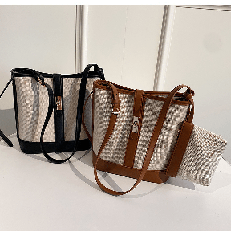 <ポーチ付き>バケツ型ショルダーバッグ 2色展開 - select store mirror me<ポーチ付き>バケツ型ショルダーバッグ 2色展開select store mirror meselect store mirror meブラック