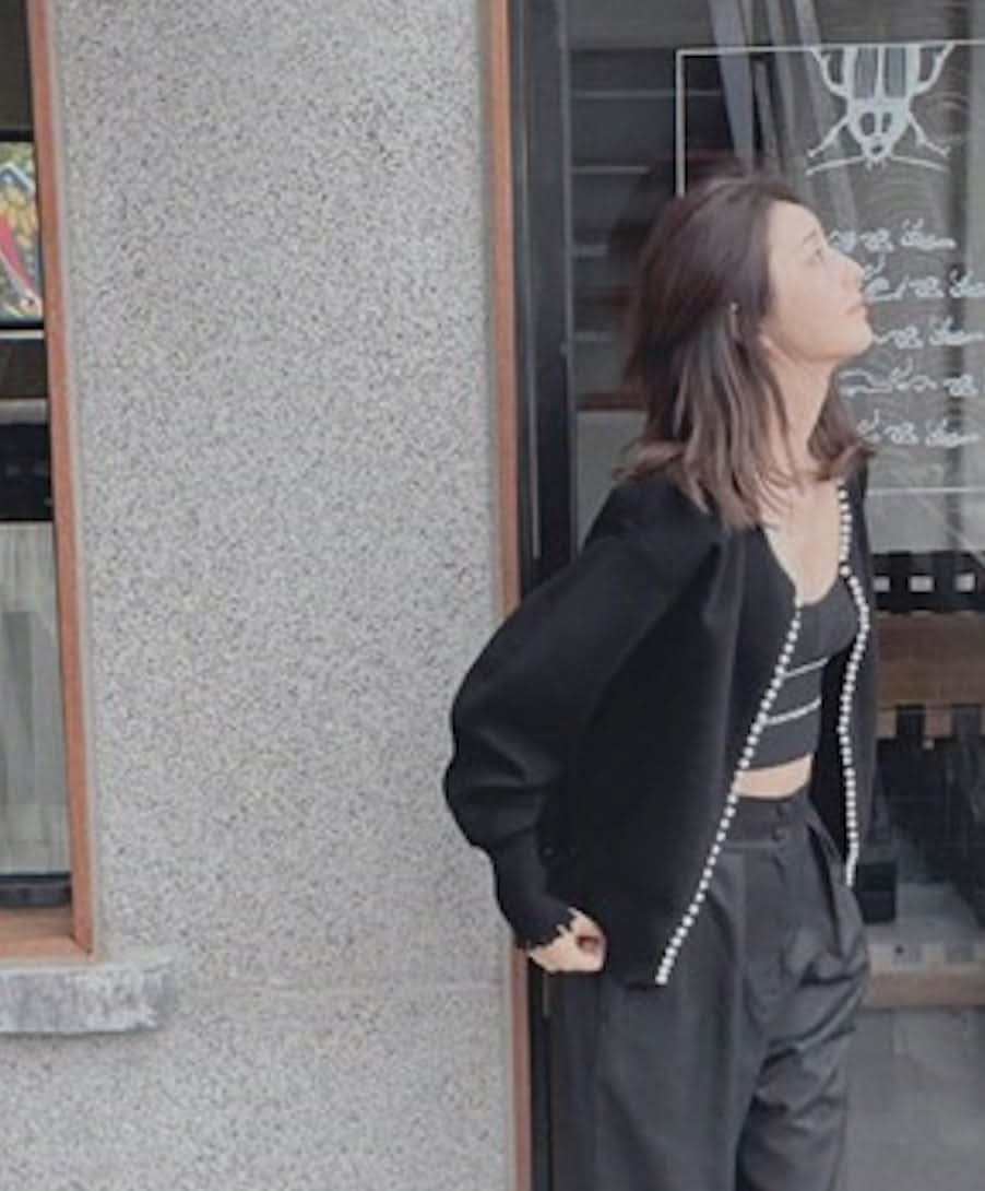 【動画あり】パールデザインニットカーディガン 2色展開 - select store mirror me【動画あり】パールデザインニットカーディガン 2色展開select store mirror meselect store mirror me250387599ホワイトS