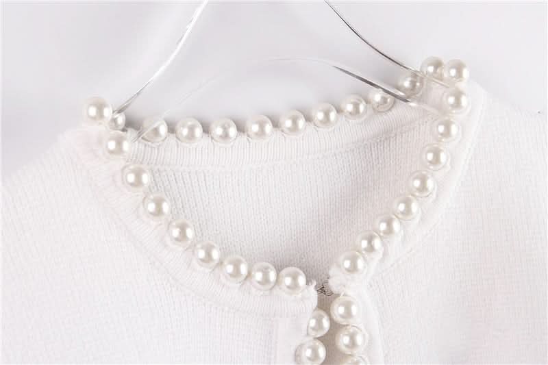 【動画あり】パールデザインニットカーディガン 2色展開 - select store mirror me【動画あり】パールデザインニットカーディガン 2色展開select store mirror meselect store mirror me250387599ホワイトS