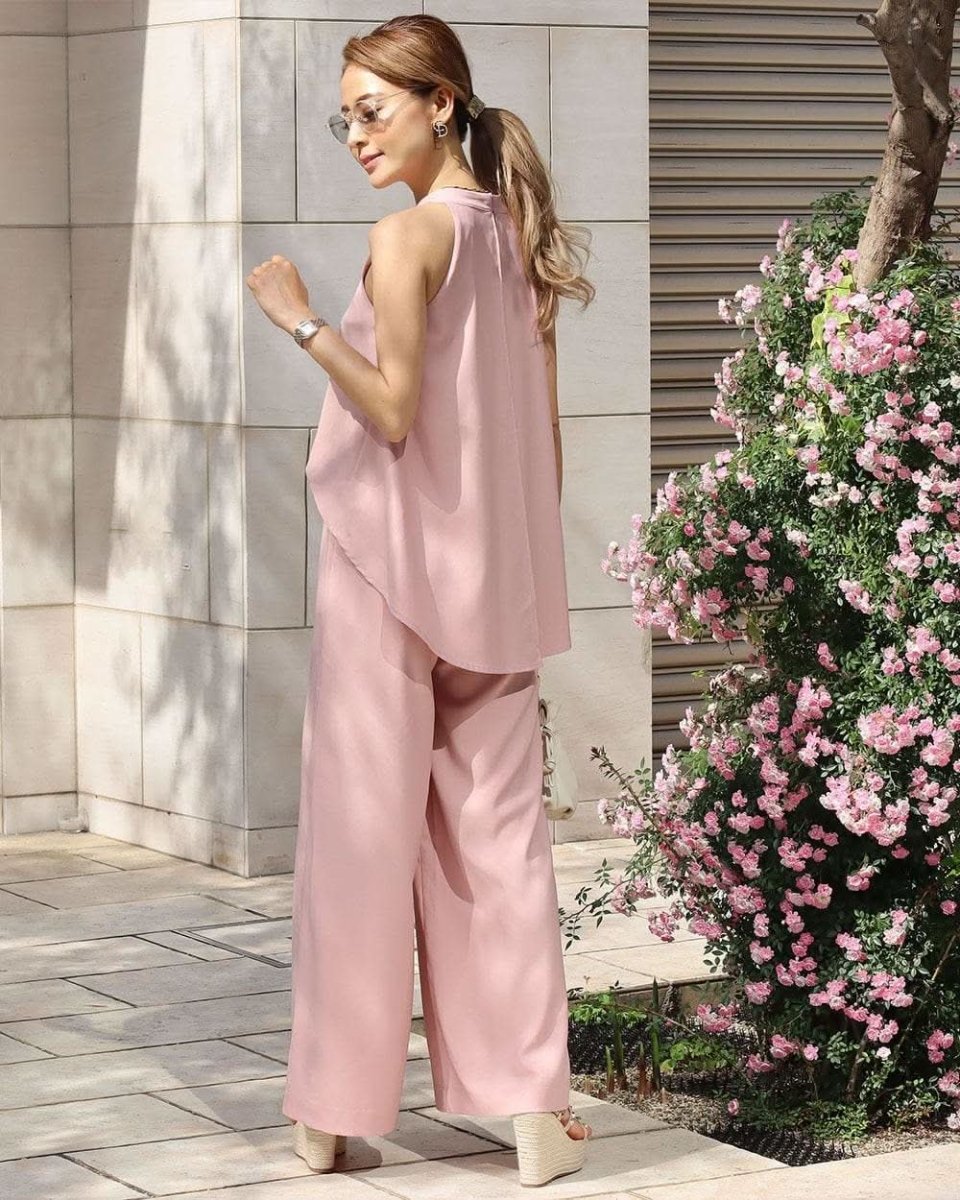 <一部即納在庫あり><ゆきのこ様ご愛用>【動画あり】とろみカラーホルターネックフレアロンパース 2色展開 yukinoko1111 - select store mirror me<一部即納在庫あり><ゆきのこ様ご愛用>【動画あり】とろみカラーホルターネックフレアロンパース 2色展開 yukinoko111158871695mirror meselect store mirror me58871695ピンクS