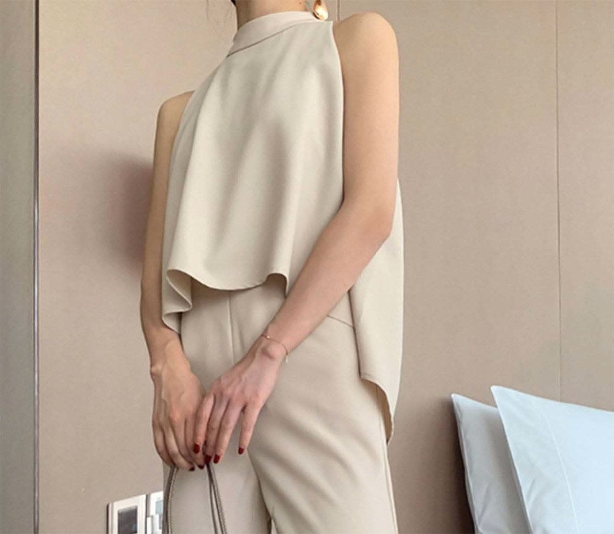 <一部即納在庫あり><ゆきのこ様ご愛用>【動画あり】とろみカラーホルターネックフレアロンパース 2色展開 yukinoko1111 - select store mirror me<一部即納在庫あり><ゆきのこ様ご愛用>【動画あり】とろみカラーホルターネックフレアロンパース 2色展開 yukinoko111158871695mirror meselect store mirror me58871695ピンクS