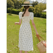 【2025春夏新作】ボタニカルプリント パフスリーブワンピース - select store mirror me【2025春夏新作】ボタニカルプリント パフスリーブワンピースselect store mirror meselect store mirror meクリームM