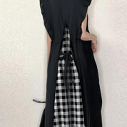 【2025春夏新作】ギンガムチェック フレンチスリーブワンピース - select store mirror me【2025春夏新作】ギンガムチェック フレンチスリーブワンピースselect store mirror meselect store mirror meブラックS