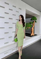 【2025春夏新作】パフスリーブ&タイトライン ワンピース - select store mirror me【2025春夏新作】パフスリーブ&タイトライン ワンピースselect store mirror meselect store mirror meS