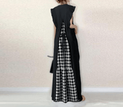 【2025春夏新作】ギンガムチェック フレンチスリーブワンピース - select store mirror me【2025春夏新作】ギンガムチェック フレンチスリーブワンピースselect store mirror meselect store mirror meブラックS