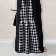 【2025春夏新作】ギンガムチェック フレンチスリーブワンピース - select store mirror me【2025春夏新作】ギンガムチェック フレンチスリーブワンピースselect store mirror meselect store mirror meブラックS