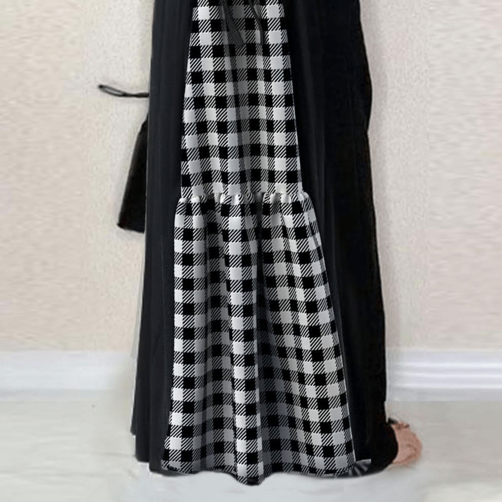 【2025春夏新作】ギンガムチェック フレンチスリーブワンピース - select store mirror me【2025春夏新作】ギンガムチェック フレンチスリーブワンピースselect store mirror meselect store mirror meブラックS