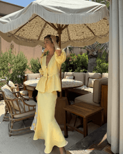 【2025春夏新作】ナチュラルフェミニンワンピース 2色展開 - select store mirror me【2025春夏新作】ナチュラルフェミニンワンピース 2色展開select store mirror meselect store mirror me黄色S