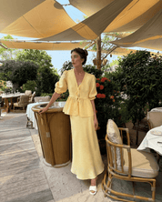 【2025春夏新作】ナチュラルフェミニンワンピース 2色展開 - select store mirror me【2025春夏新作】ナチュラルフェミニンワンピース 2色展開select store mirror meselect store mirror me黄色S