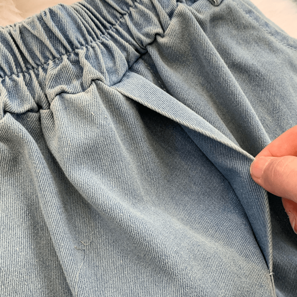 【2025春夏新作】デニムライク ホルターネックトップス&ワイドパンツセットアップ【2色展開】 - select store mirror me【2025春夏新作】デニムライク ホルターネックトップス&ワイドパンツセットアップ【2色展開】select store mirror meselect store mirror meライトブルーS