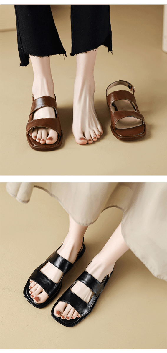 【2025春夏新作】ダブルベルトフラットサンダル 3色展開 - select store mirror me【2025春夏新作】ダブルベルトフラットサンダル 3色展開select store mirror meselect store mirror meベージュ35