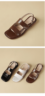 【2025春夏新作】ダブルベルトフラットサンダル 3色展開 - select store mirror me【2025春夏新作】ダブルベルトフラットサンダル 3色展開select store mirror meselect store mirror meベージュ35