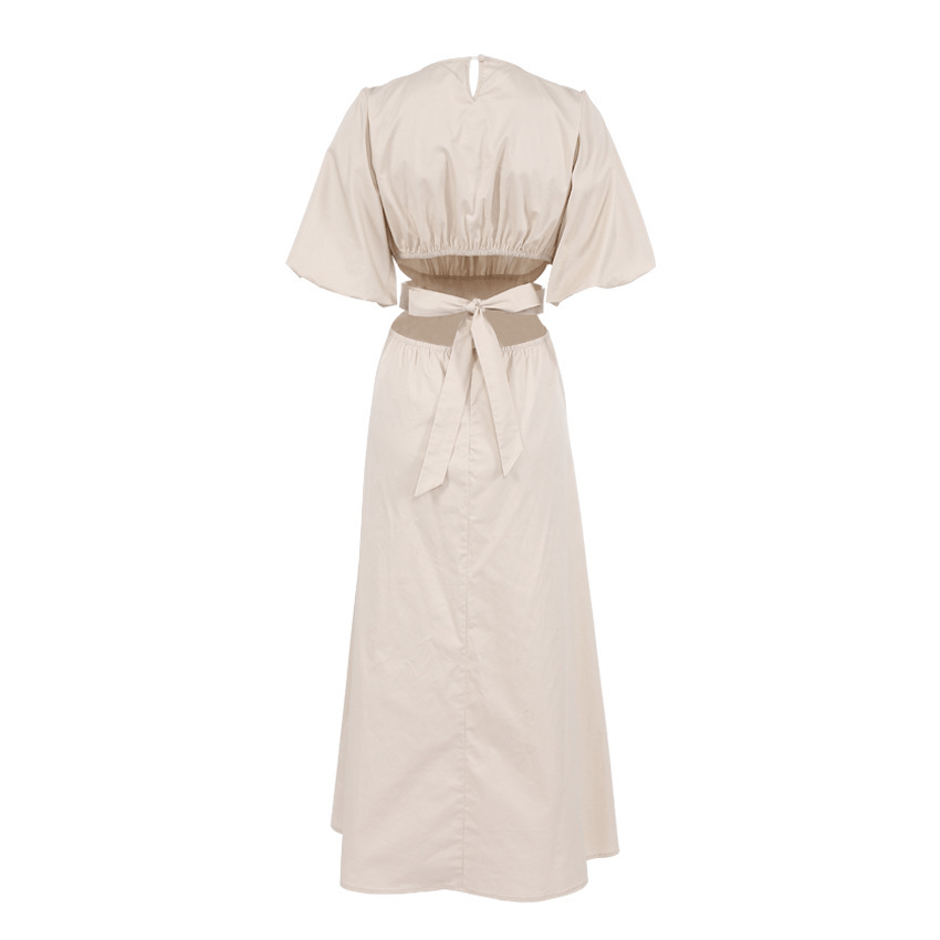 【2025春夏新作】カットアウトパフスリーブワンピース 4色展開 - select store mirror me【2025春夏新作】カットアウトパフスリーブワンピース 4色展開select store mirror meselect store mirror meオレンジS