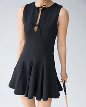 【2025春夏新作】リボンチャームドレス 4色展開 - select store mirror me【2025春夏新作】リボンチャームドレス 4色展開select store mirror meselect store mirror meブラックS