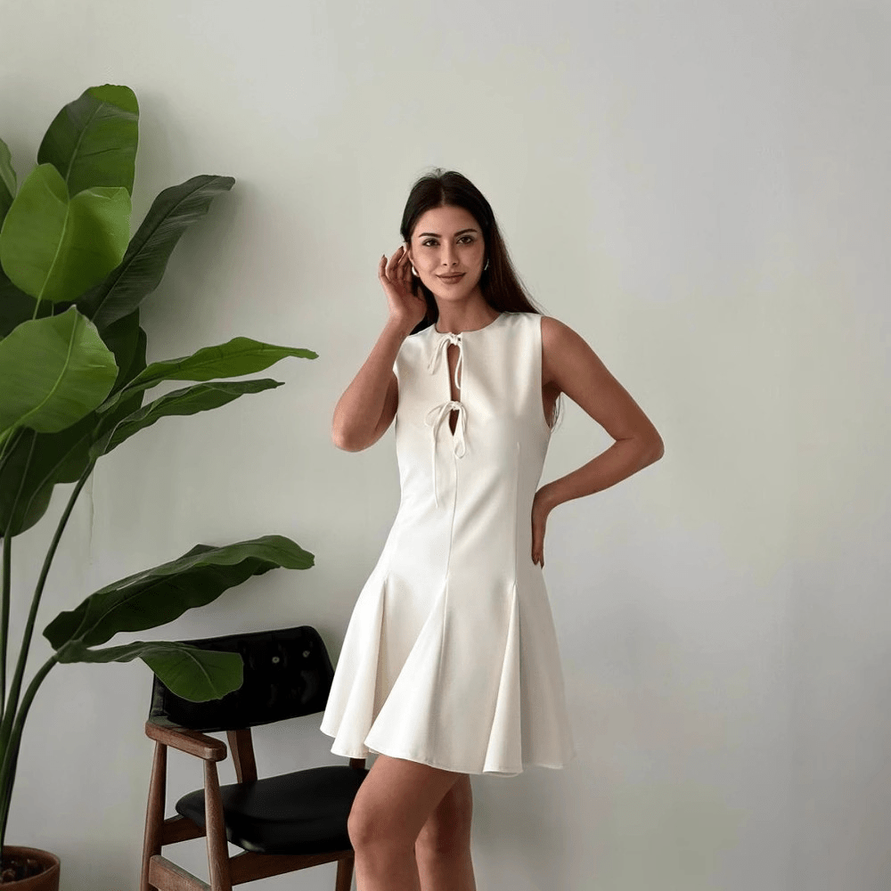 【2025春夏新作】リボンチャームドレス 4色展開 - select store mirror me【2025春夏新作】リボンチャームドレス 4色展開select store mirror meselect store mirror meブラックS