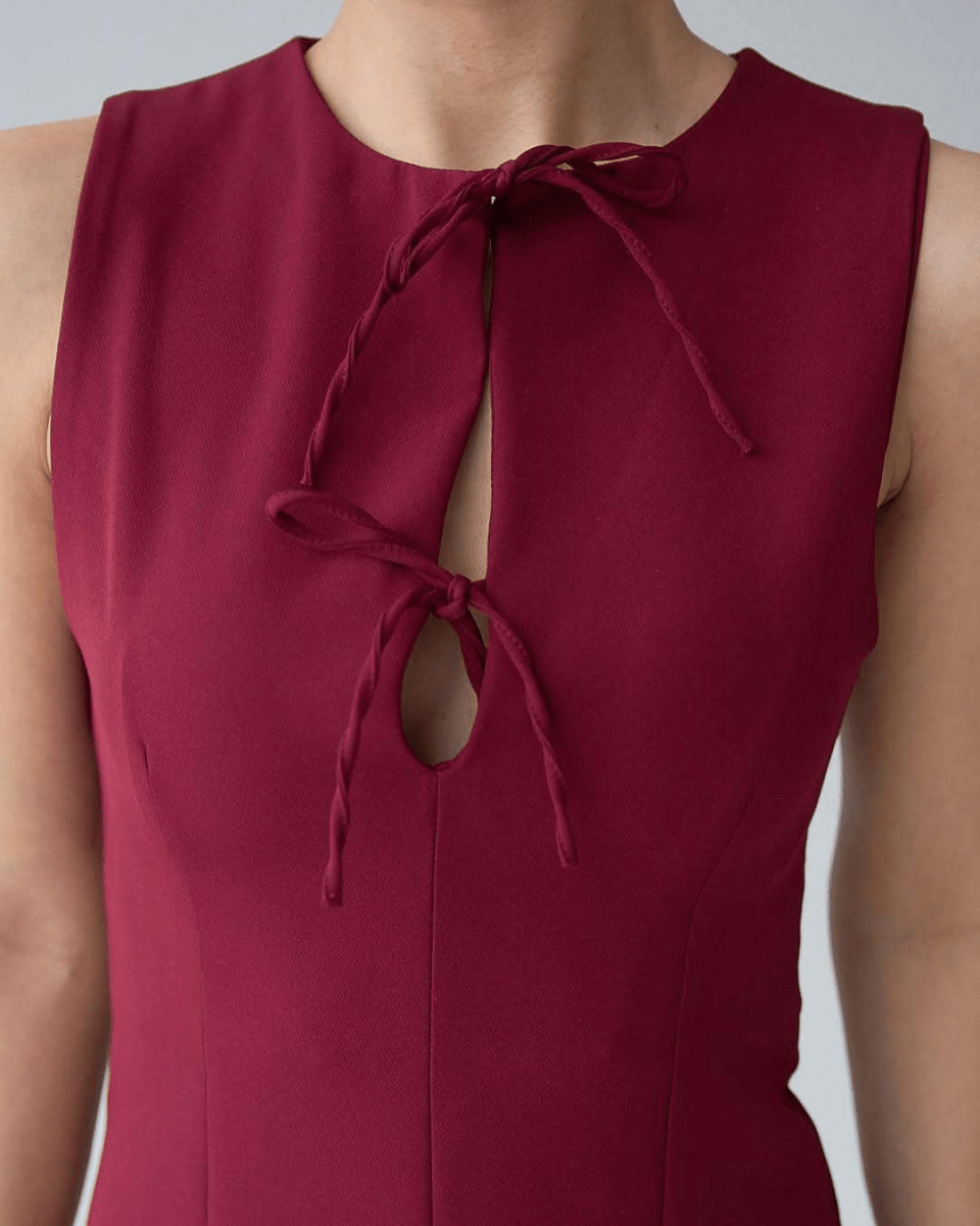 【2025春夏新作】リボンチャームドレス 4色展開 - select store mirror me【2025春夏新作】リボンチャームドレス 4色展開select store mirror meselect store mirror meブラックS