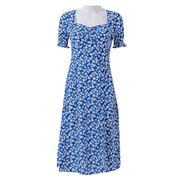 【2025春夏新作】オールオーバーフラワーハイスリットマキシワンピース - select store mirror me【2025春夏新作】オールオーバーフラワーハイスリットマキシワンピースselect store mirror me                      select store mirror meブルーS