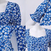 【2025春夏新作】オールオーバーフラワーハイスリットマキシワンピース - select store mirror me【2025春夏新作】オールオーバーフラワーハイスリットマキシワンピースselect store mirror me                      select store mirror meブルーS