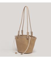 【2025春夏新作】細編みショルダーかごバッグ - select store mirror me【2025春夏新作】細編みショルダーかごバッグselect store mirror meselect store mirror meホワイト