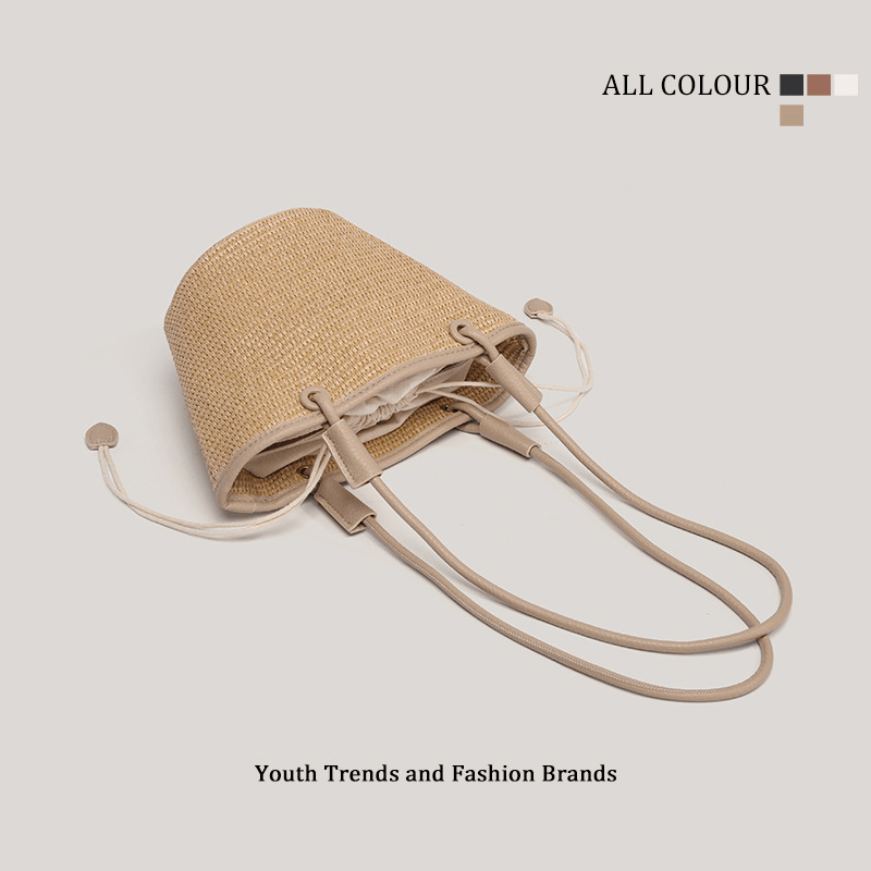 【2025春夏新作】細編みショルダーかごバッグ - select store mirror me【2025春夏新作】細編みショルダーかごバッグselect store mirror meselect store mirror meホワイト