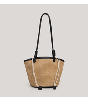 【2025春夏新作】細編みショルダーかごバッグ - select store mirror me【2025春夏新作】細編みショルダーかごバッグselect store mirror meselect store mirror meホワイト